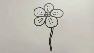 How to draw a flower | Easy drawing tutorial video #howtodraw #easydrawing #art