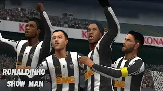 RONALDINHO DRIBLES & GOLS DO MITO |MELHORES LANCES| - PES 2014 PPSSPP ANDROID
