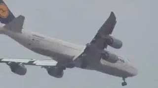 Lufthansa Boeing 747-8 Approach