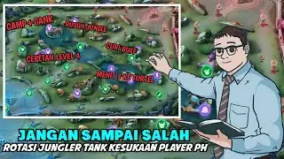 BEGINI TERNYATA !!! Rotasi Jungler Di Meta Sekarang|Tutorial Main Jungler Yang Benar