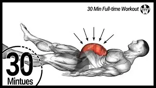 30 Min! It's Hard, but It'll 100% Flatten Your Stomach.
