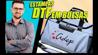 Como aplicar DTF em bolsas - ganhe dinheiro aplicando em diversos materiais.