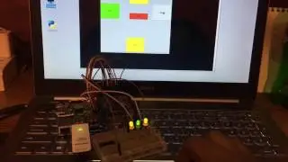 Raspberry Pi GUI for led control