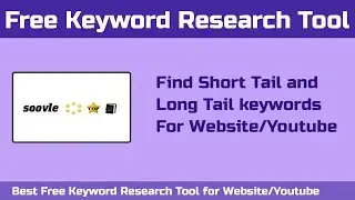 Free Keyword Research Tool for Blog/Website/Youtube | Soovle.com