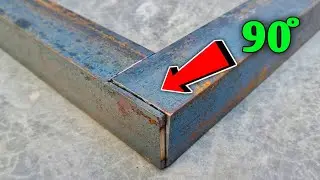 angle iron 90 degree joint trick
