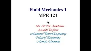 Lecture 15_Fluid Mechanics 1_Real Flow in Pipes