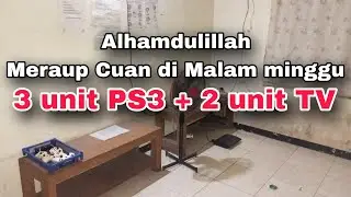 ALHAMDULILLAH, REZEKI MALAM MINGGU | KONDISI RENTAL PS3 MALAM MINGGU