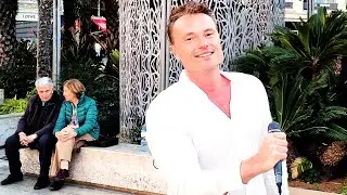SMUGLIANKA - Ivan sings a Russian song on the street in Europe | The police arrived