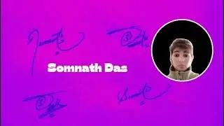 Somnath Das name signature style#name signature with arooj