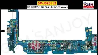 Samsung J3 (2017) SM-J330 Handsfree Problem Repair All Supply Jumper Ways 