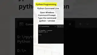 Python Command Line