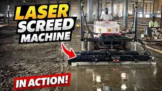 Laser Screed Machine | Screed Machine | Concrete Flooring #construction #concreteflooring #machine