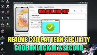 Realme C20 RMX3063 updated (2024) Pin Pattern Unlock & FRP Unlock By Sp Flash Tool In 2 Second