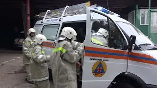 ОШБ+ВГСП в Ласпи. Учебно-тренировочное занятие по извлечению пострадавшего в ДТП из машины