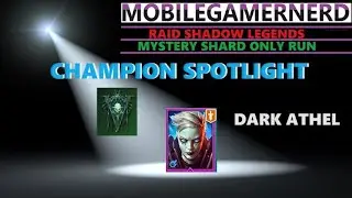 (Dark Athel) Raid Shadow Legends F2P Champion Spotlight