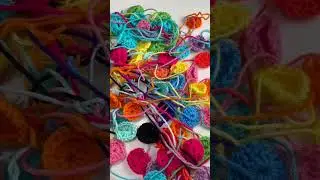 5 months of tiny temperature squares!  Working on adding them to the blanket now! #fiberfluxcal