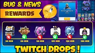 Let's Unlock Clash Royale Twitch !Drops 📦 | Twitch !Drops Bug News - Clash Royale
