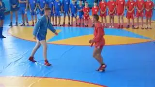 Всероссийский проект "Самбо в школу". Открытие зала в г. Заринске.