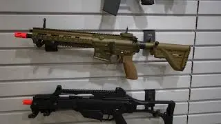 Shot Show 2023- Elite Force Booth Pt. 2 - M110 - Airsoft Obsessed