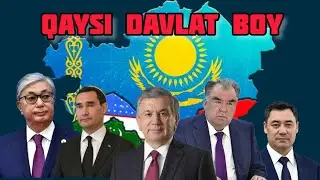 Markaziy Osiyodagi eng boy davlat qaysi? Qozog'iston, O'zbekiston, Qirg'iziston, Tojikiston, Turkman