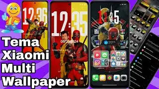 Super Tema Xiaomi Multi Wallpaper Ícones 3D e Central de Controle HyperOs @CiclopeTech