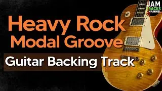 Heavy Rock Groove / Modal Guitar Backing Track (Dorian / Phrygian)