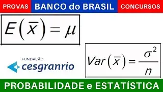 PROBABILIDADE e ESTATÍSTICA 📊 DISTRIBUIÇÃO AMOSTRAL #exercícios #provas #cesgranrio #concursos