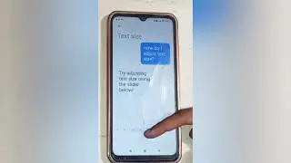 How to Increase text size in redmi 8, increase text size setting