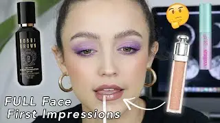 FULL Face Of Products I’ve NEVER Used Before!!