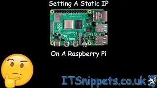 Setting A Static IP On a RASPBERRY Pi (@youtube, @ytcreators)