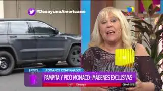 Las imágenes que confirman el romance de Pampita con Pico Mónaco