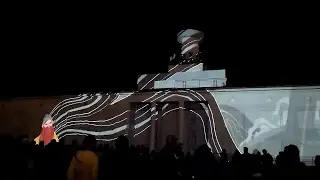 Almost happy end..... Kyiv Lights festival, river port