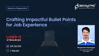 Resume Building |  24th October | 360DigiTMG