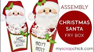 Christmas Santa Fry Box @MyScrapChick