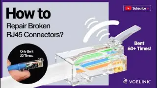 How to Repair Broken RJ45 Connectors?｜VCELINK