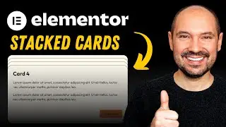 Cool Stacked Cards Tutorial Elementor Scrolling Effects (No Plugins, No Code!)