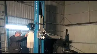 МОНТАЖ (УСТАНОВКА) ДВУХСТОЕЧНОГО ПОДЪЕМНИКА TROMMELBERG TST55W НА ХИМИЧЕСКИЕ АНКЕРА HILTI