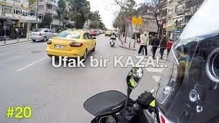 Acemiyken yaptığım ufak bir motosiklet kazası / Xmax 250 kaza / Video #20