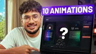 10 Cool Animations You Can Make in After Effects in 40 Min | Full Motion Graphics Tutorial
