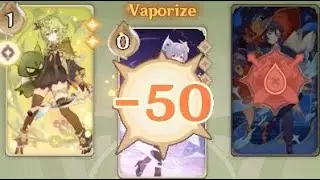 Showcase in Genshin TCG - 50 damage