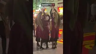 Потомки мухаджиров танцуют в центре Владикавказа