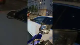 Неадекват на мерсе чуть не сбил. Мотопокатушки по Москве #moto #мото #мотоциклист #bike #эндуро