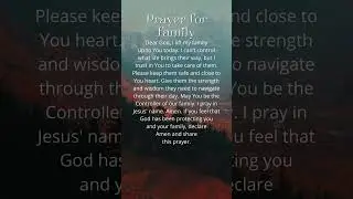 Prayer for family #familyprayer #shortsviral #viralvideo