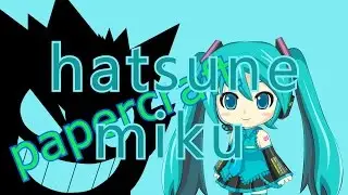 hatsune miku 1 papercraft