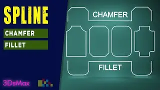 SPLINE Chamfer in 3dsmax | @Quick3D