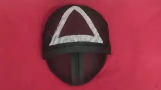 how to make the guards mask squid game 🔺⭕🔲