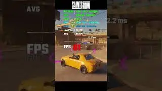 Saints Row 2022 : RTX 2060 Benchmark #Shorts
