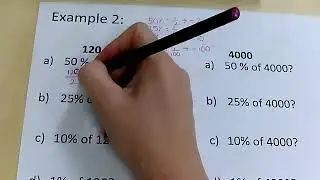 Percentages of an amount 1
