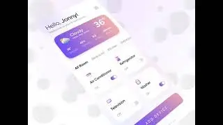 Smart home app UI Design
