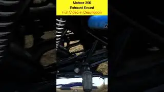 Royal Enfield 350 Meteor Exhaust Sound #shorts